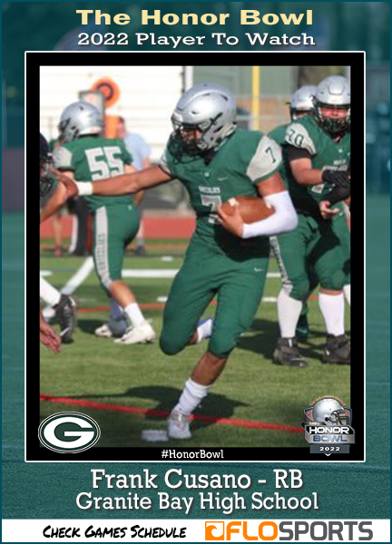 Frank Cusano - RB Frank Cusano - RB