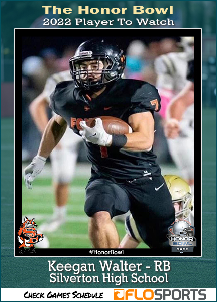 Keegan Walter - RB Keegan Walter - RB