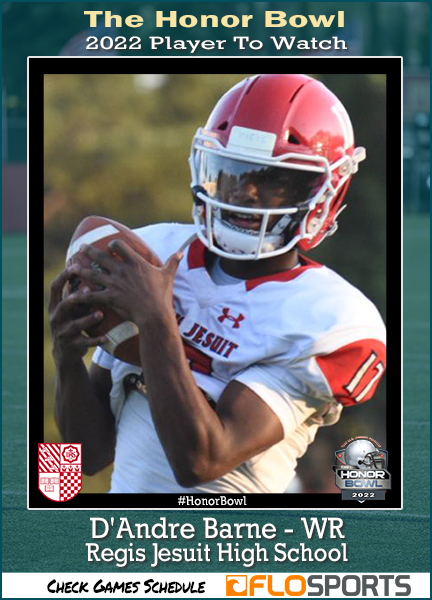 D'Andre Barne - WR D'Andre Barne - WR