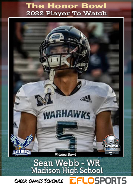 Sean Webb - WR Sean Webb - WR