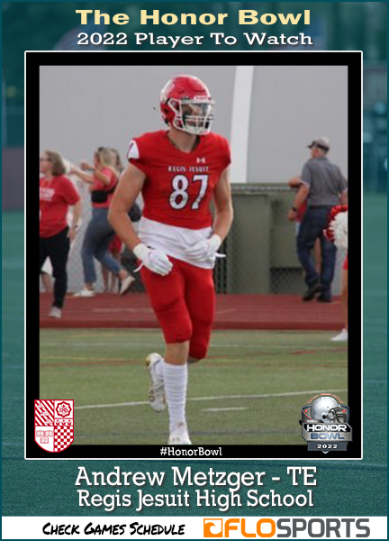Andrew Metzger - TE Andrew Metzger - TE