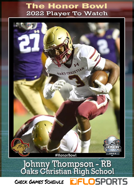 Johnny Thompson - RB Johnny Thompson - RB