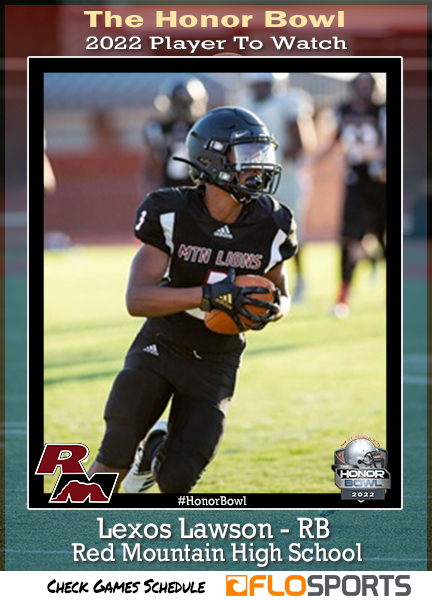 Lexox Lawson - RB Lexox Lawson - RB