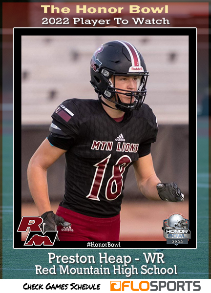 Preston Heap - WR Preston Heap - WR