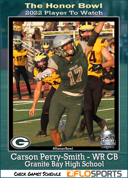 Carson Perry-Smith - WR CB Carson Perry-Smith - WR CB
