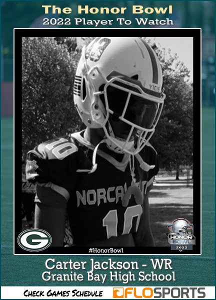 Carter Jackson - WR Carter Jackson - WR