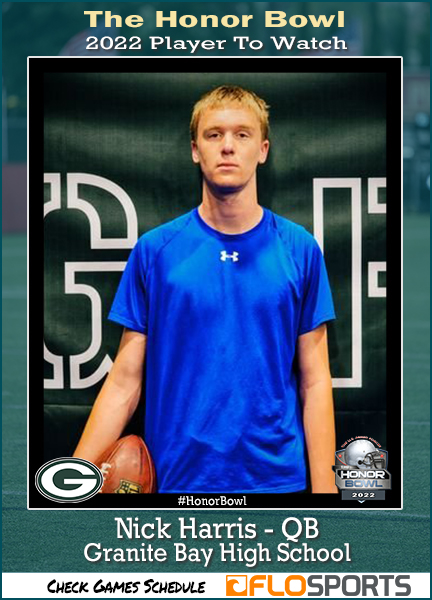 Nick Harris - QB Nick Harris - QB